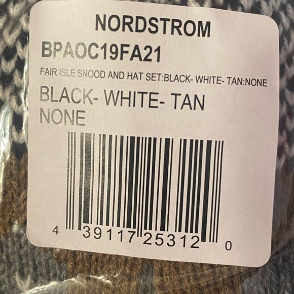 NWT BP.
Fair Isle Snood & Beanie Set - Picture 6 of 7